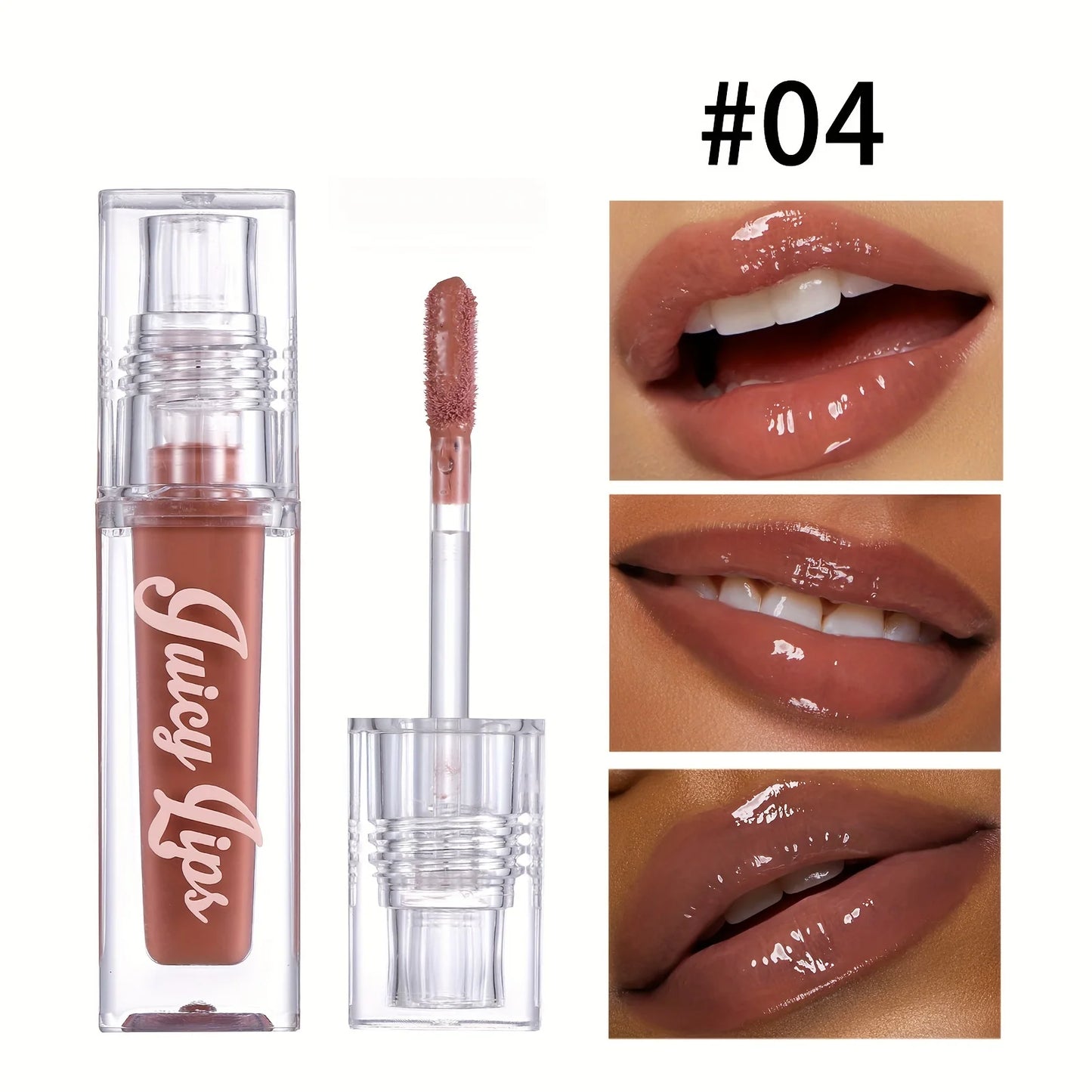 Hydrating Crystal Lip Oil — Plumping Gloss with Tinted Shades