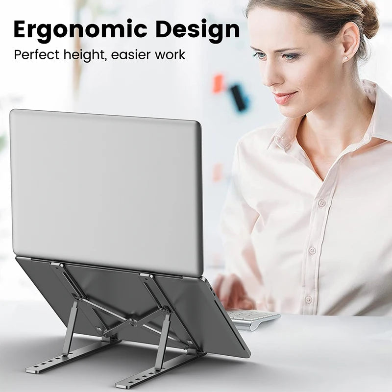 Foldable Aluminum Laptop Stand