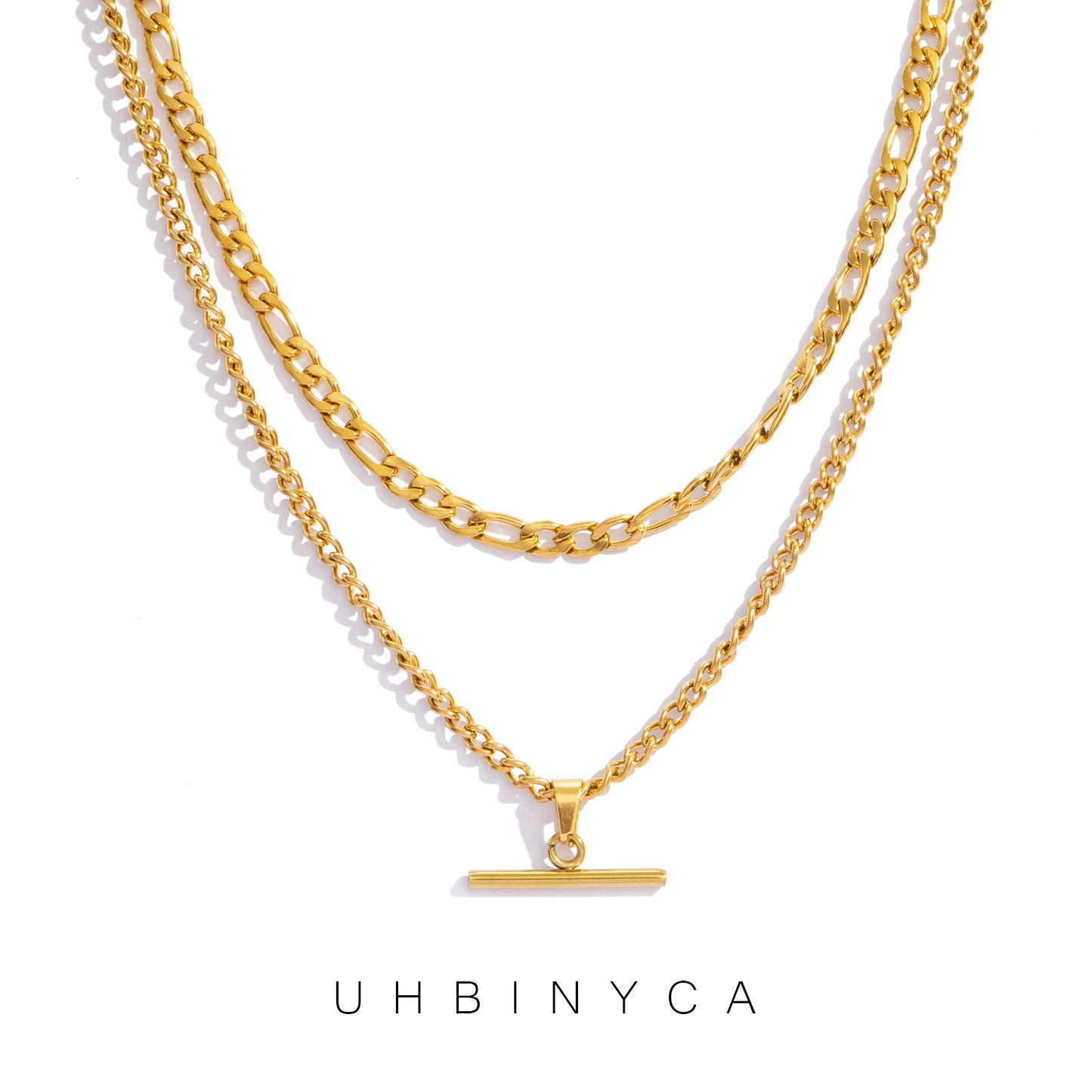 The Layered Necklace With No Tangles — Hypoallergenic Gold Chain