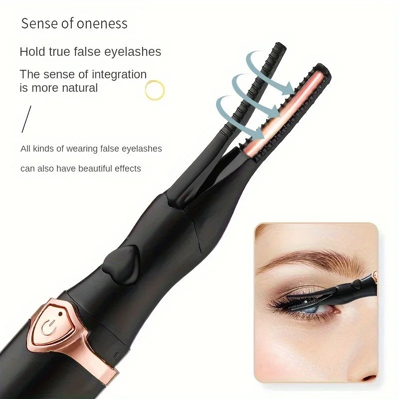 Rechargeable Heated Eyelash Curler — Long-Lasting Curl in Seconds