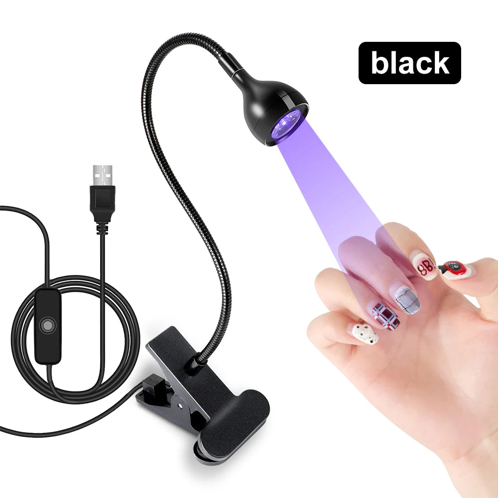 Portable LED UV Nail Lamp — Fast-Cure Gel Polish Dryer