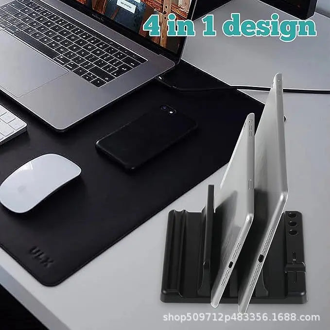 Space-Saving Vertical Laptop Stand