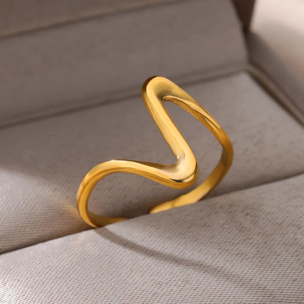 The Ring That Never Fades — Adjustable Gold Band, Waterproof