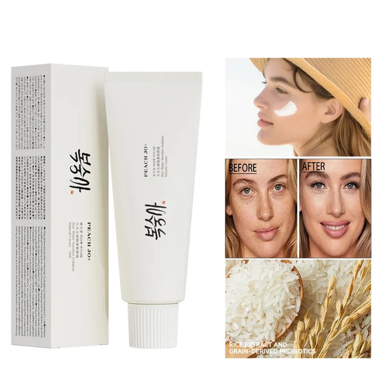 Rice Sunscreen Primer — Korean-Style Glow & Makeup Prep