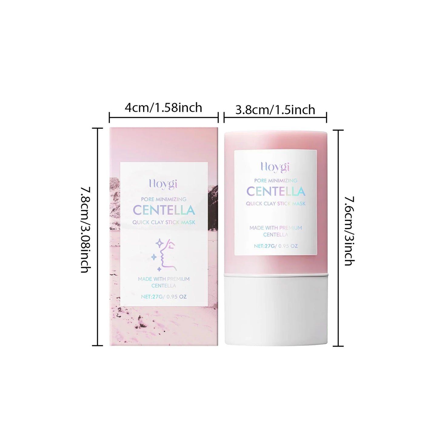 Centella Clay Stick Mask — 5-Minute Glow, Zero Mess