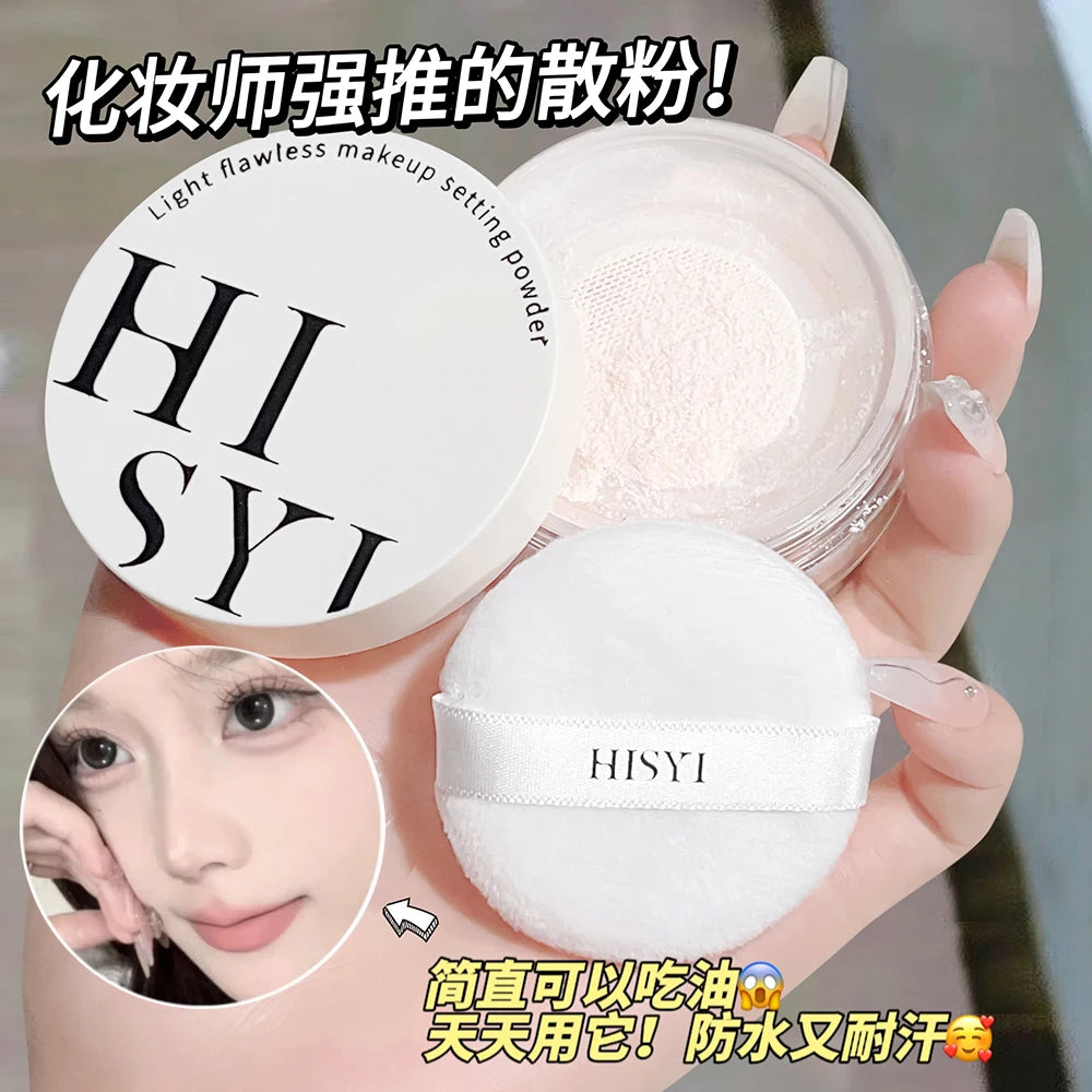 Transparent Loose Setting Powder — Blurs Pores, Locks Makeup