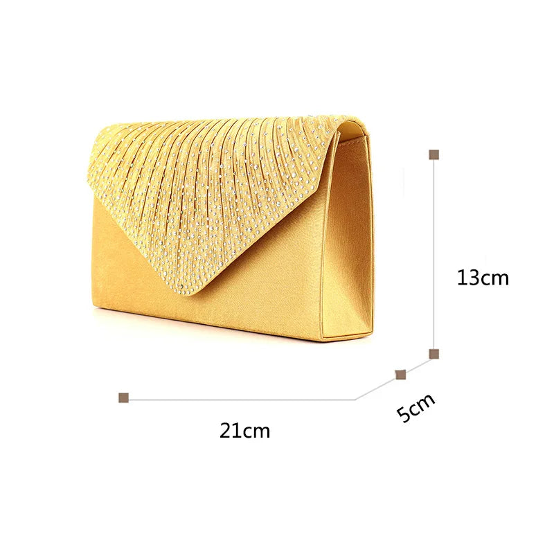 Elegant Evening Clutch — Wedding & Party Shoulder Bag