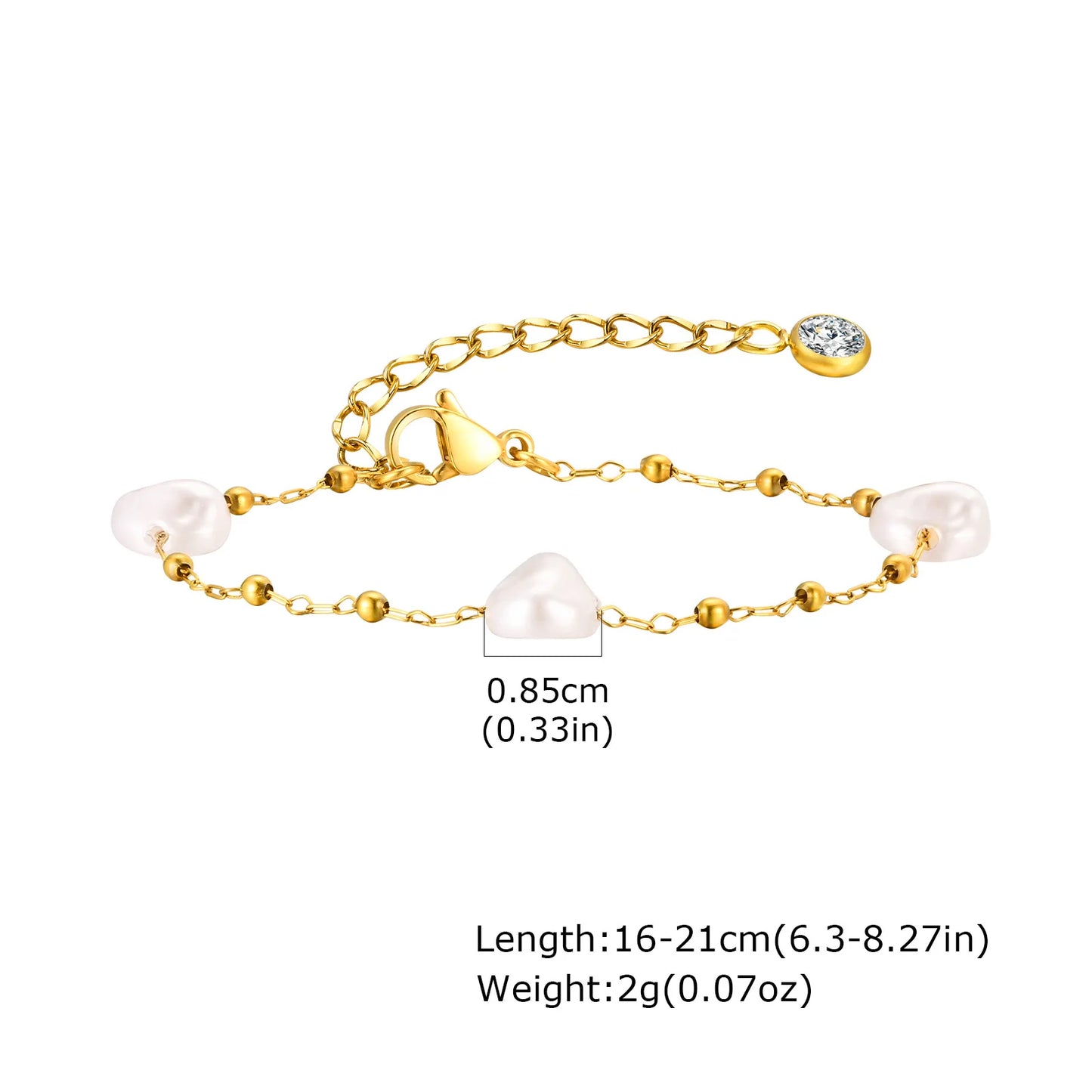 The Bracelet You Forget You're Wearing — Stackable Gold Chain, Waterproof