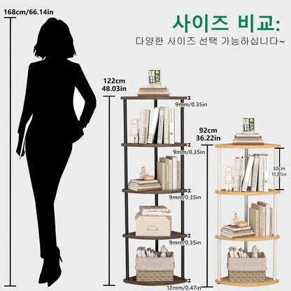 New Storage Shelf Organize Wall Corner Rack Practical Storage Rack Living Room/Kitchen/Bedroom Bookshelf Shelf Plant Rack