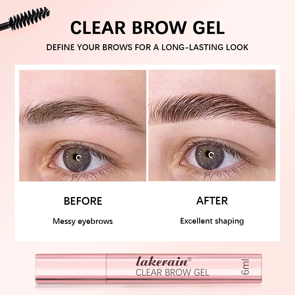 Clear Brow Setting Gel — All-Day Hold, Zero Crunch