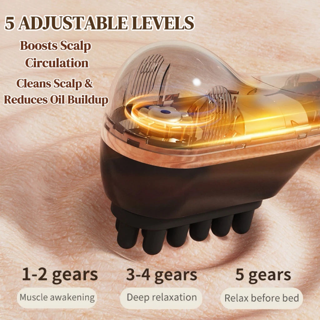 Electric Scalp Massage Comb — Stimulates Hair Growth