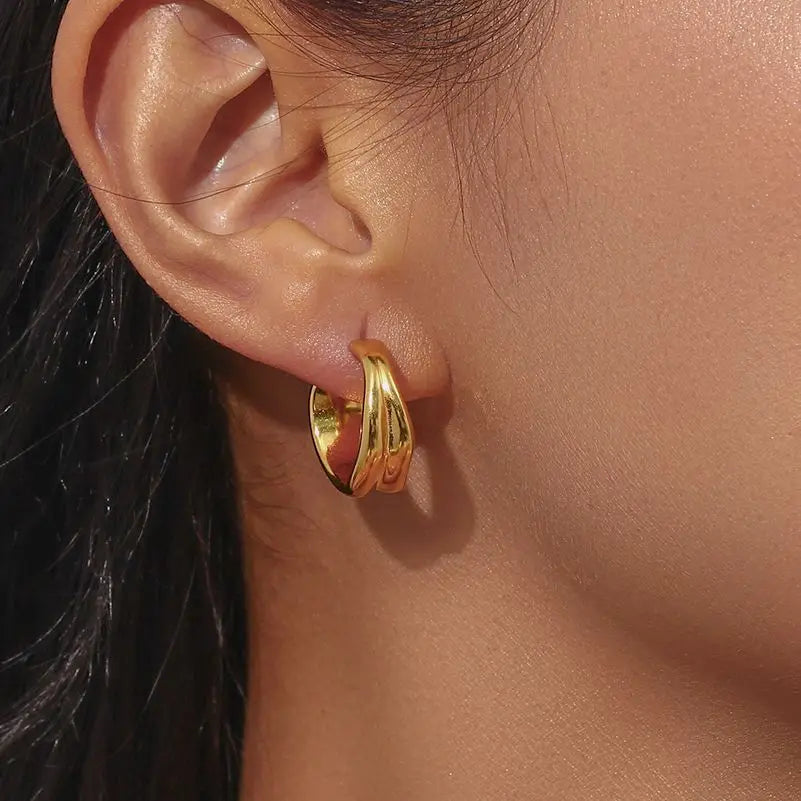 The Hoops You Never Have To Take Off — PVD Gold, Tarnish-Free