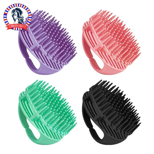 Silicone Scalp Massager Brush — Deep Clean and Relax