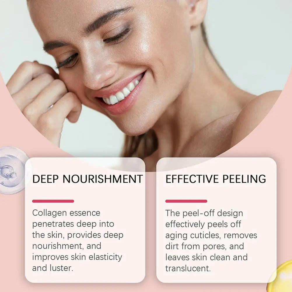 Collagen Overnight Peel-Off Mask — Korean Deep Hydration
