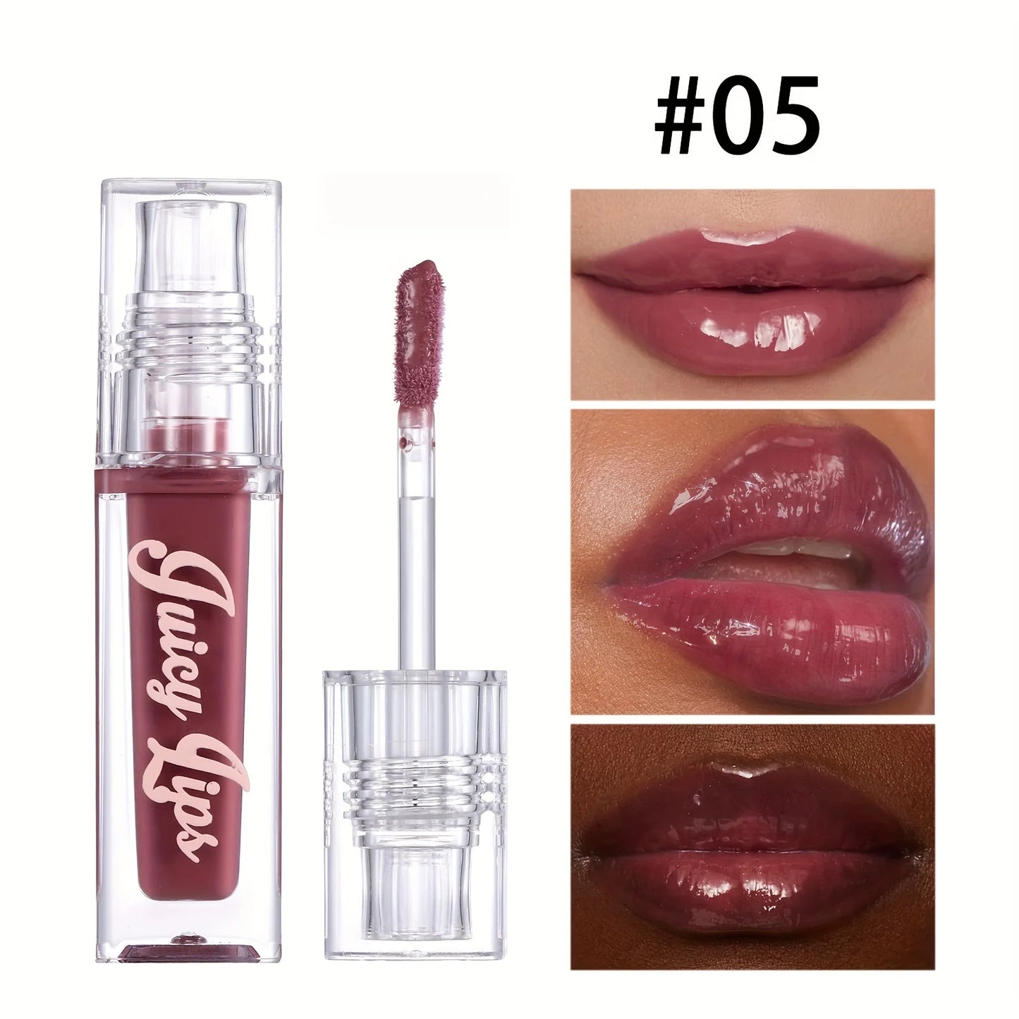 Hydrating Crystal Lip Oil — Plumping Gloss with Tinted Shades