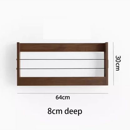 Wooden Storage Rack Living Room Floating Wall Shelves Multifunctional Storage Holders Wall Bookshelf Bedroom Floating Racks