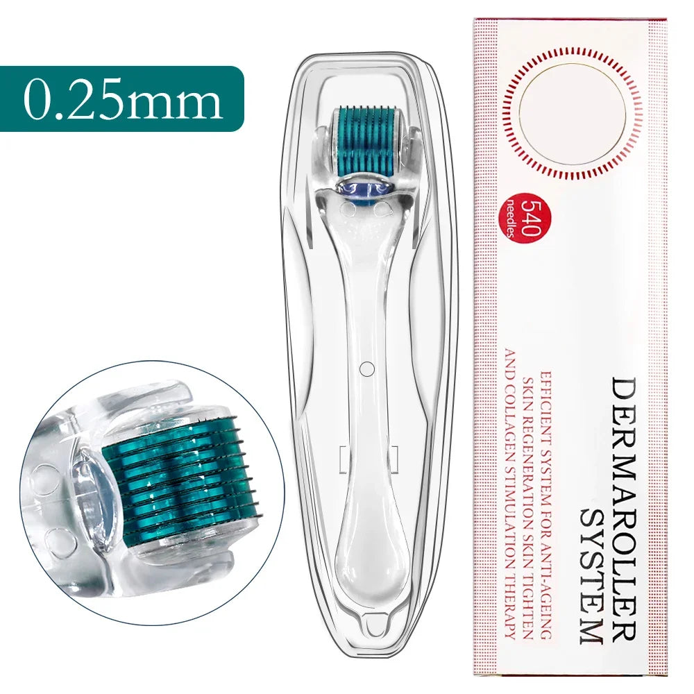 Microneedle Derma Roller — Boosts Hair Growth & Skin Renewal