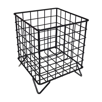 Large Capacity Storage Basket Simple Desktop Organizer Bathroom Vanity Tray Kitchen Bin Creative Metal Basket Shelves Home Decor