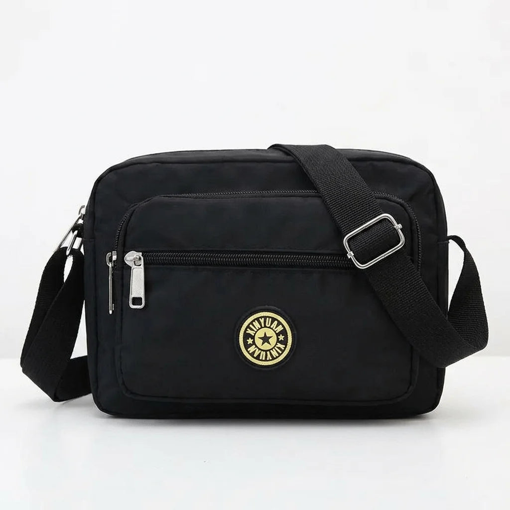 Multi-Pocket Crossbody Purse — Durable Everyday Shoulder Bag