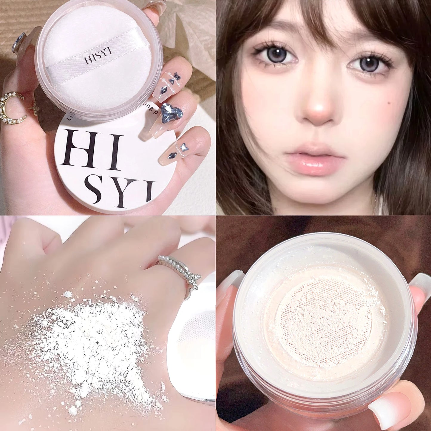 Transparent Loose Setting Powder — Blurs Pores, Locks Makeup
