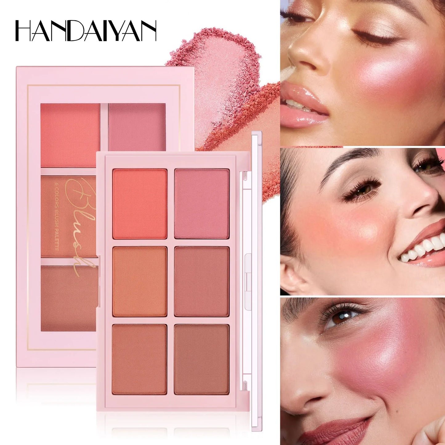Matte Blush Palette — Highly Pigmented, Long-Lasting Color