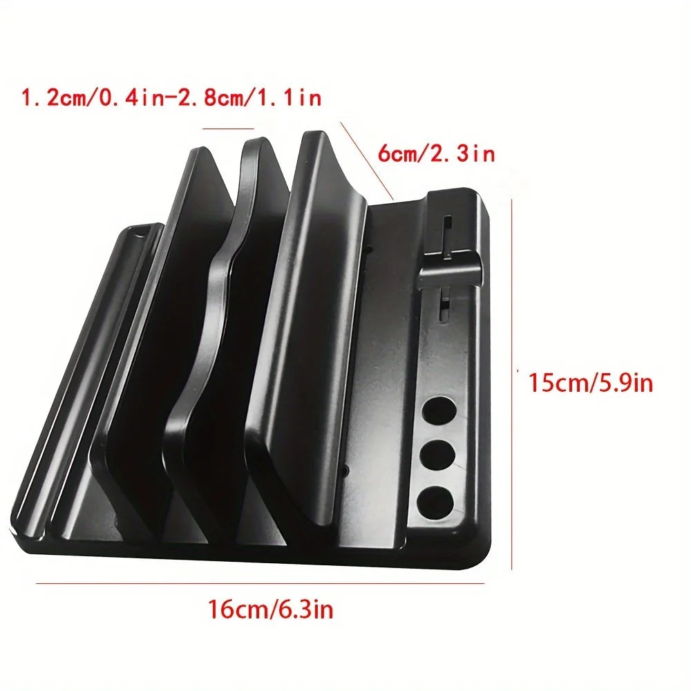 Vertical Laptop & Tablet Stand (Dual-Slot)