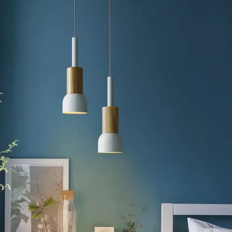 2025 Nordic Wood Pendant Light For Kitchen Restaurant Hanging Lamp Bedroom Bedside Wooden Ceiling Chandeliers Modern Lighting Ho
