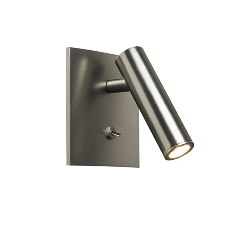 Modern LED Wall Lamp with Adjustable Angle Multiple Colors Wall Mounted Sconce Lighting Fixtures for Bedroom Living Room Study
