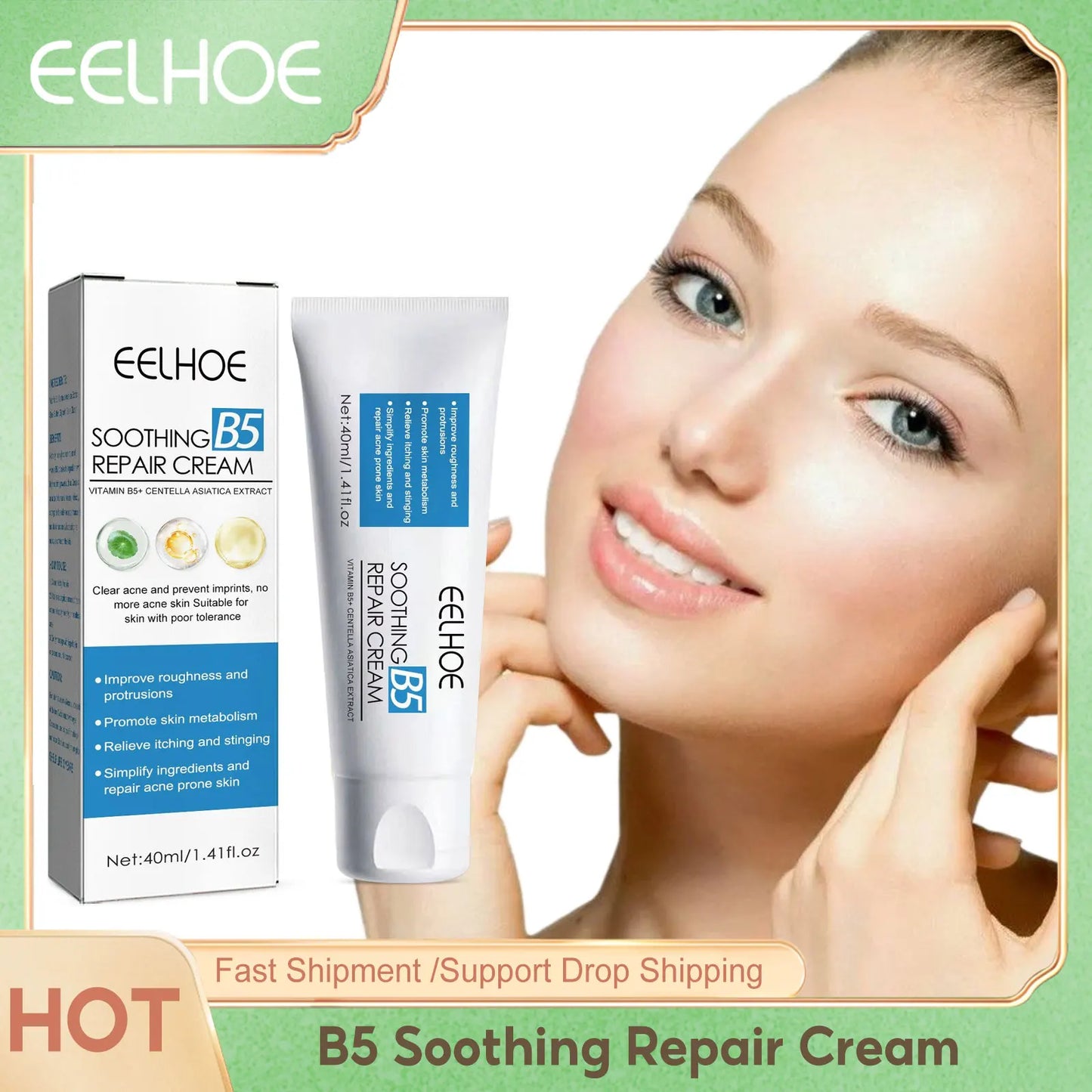 Centella Asiatica Repair Cream — Hydrates, Refines Pores & Soothes Skin