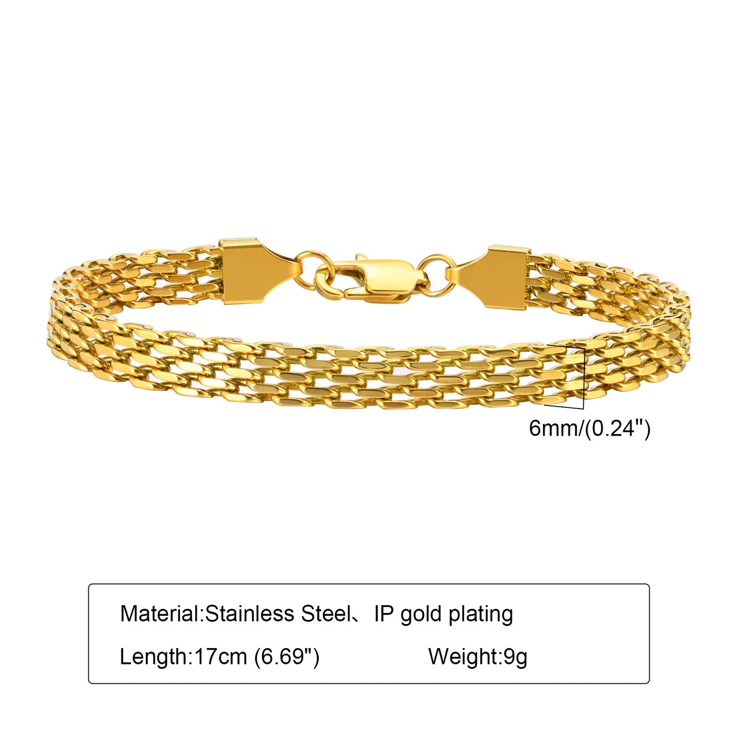 The Bracelet You Forget You're Wearing — Stackable Gold Chain, Waterproof