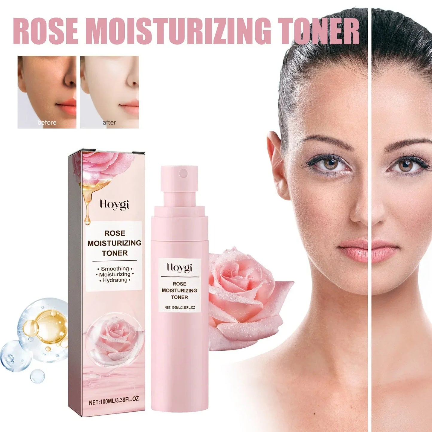 Rose Water Prep Mist — Hydrating Toner for Soft, Calm Skin