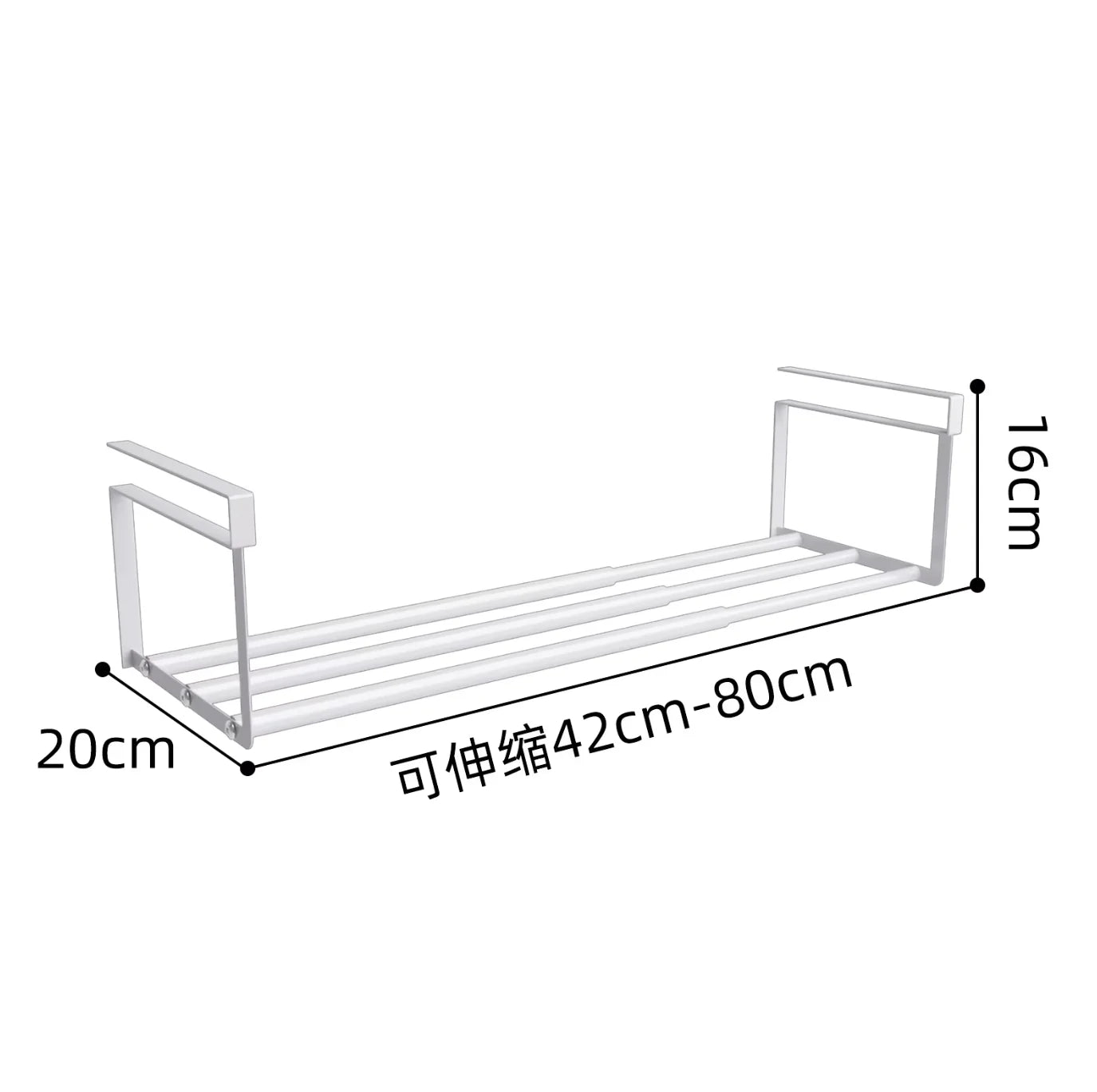 Shoe Rack | Space-Saving Layered Organizer For Home Shoe Cabinets | Under-Shelf Shoe Holder With Hanging Basket