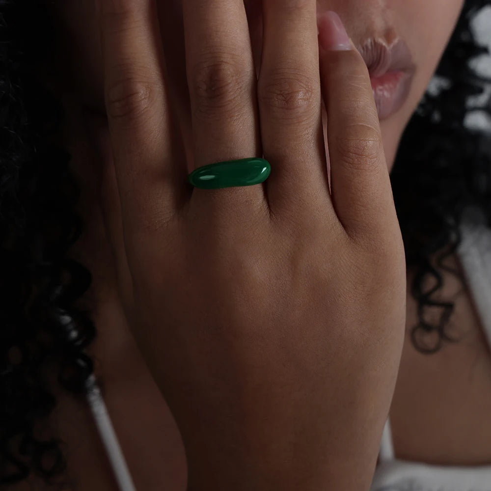 The Ring That Gets Noticed First — Enamel Color, Waterproof