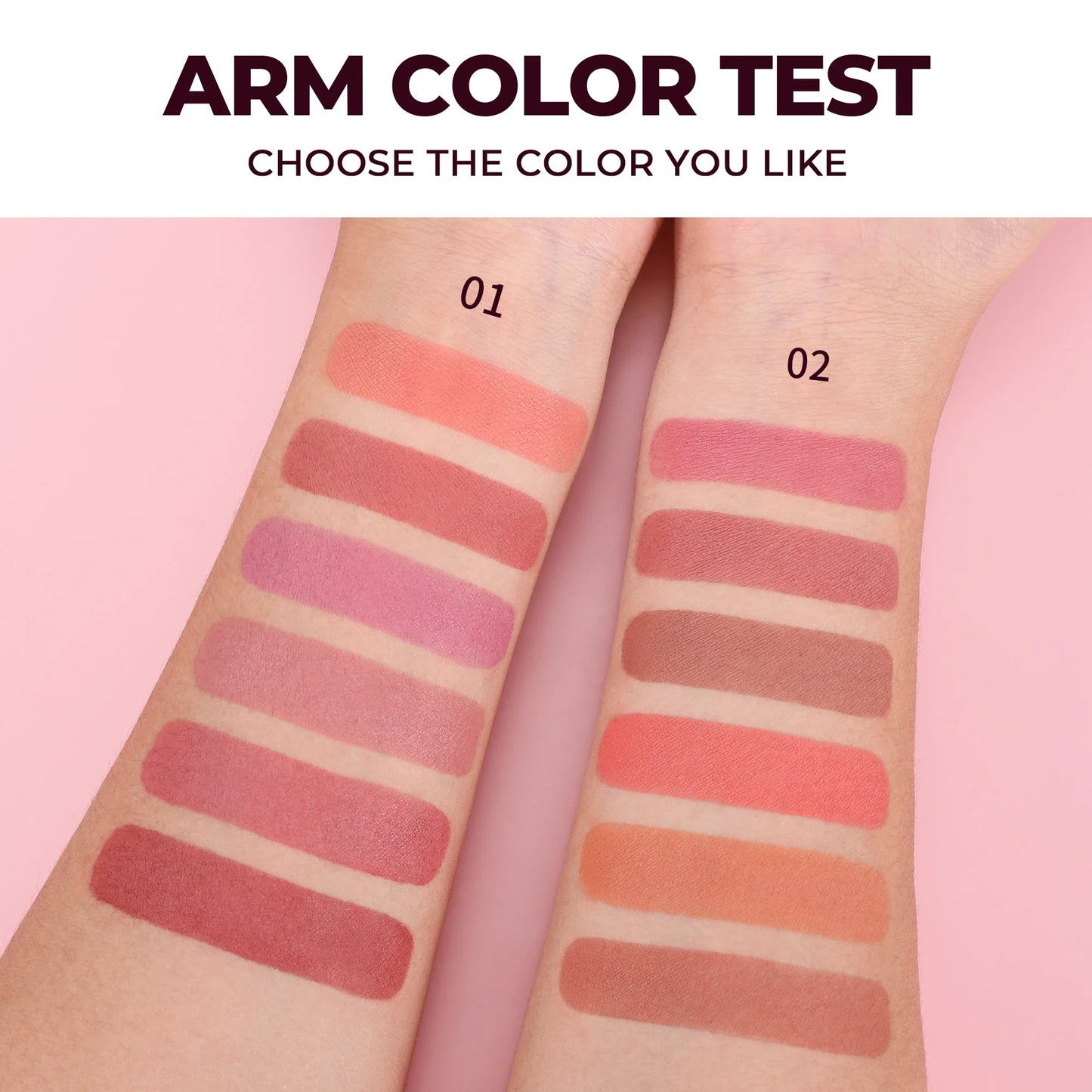 Matte Blush Palette — Highly Pigmented, Long-Lasting Color