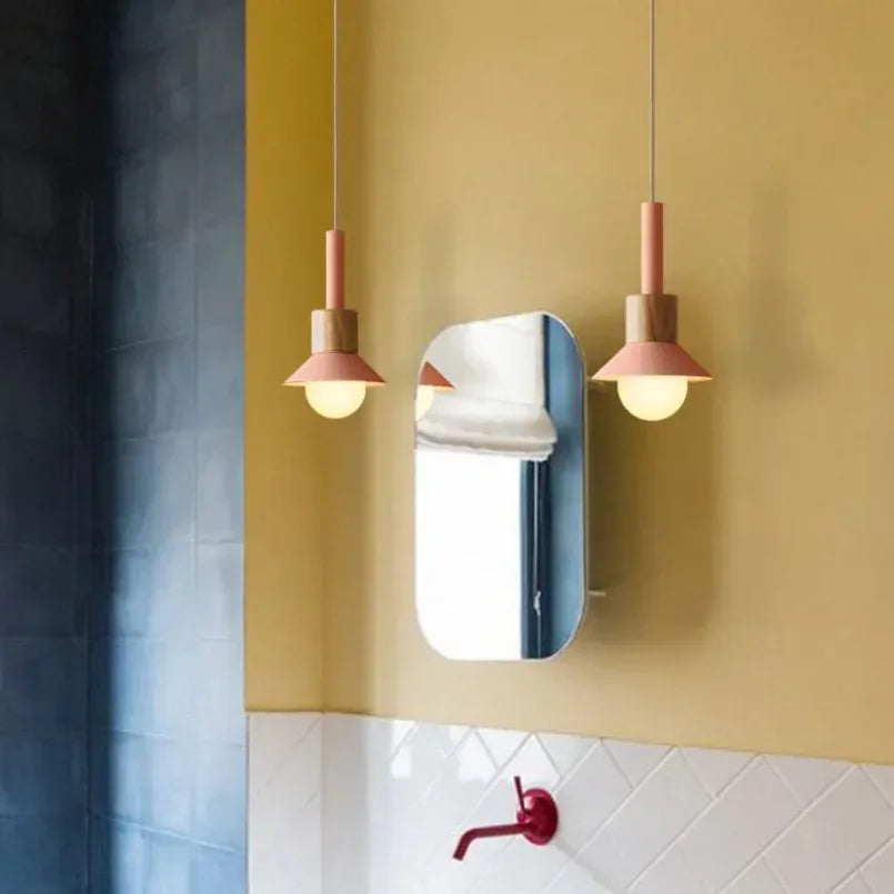 2025 Nordic Wood Pendant Light For Kitchen Restaurant Hanging Lamp Bedroom Bedside Wooden Ceiling Chandeliers Modern Lighting Ho