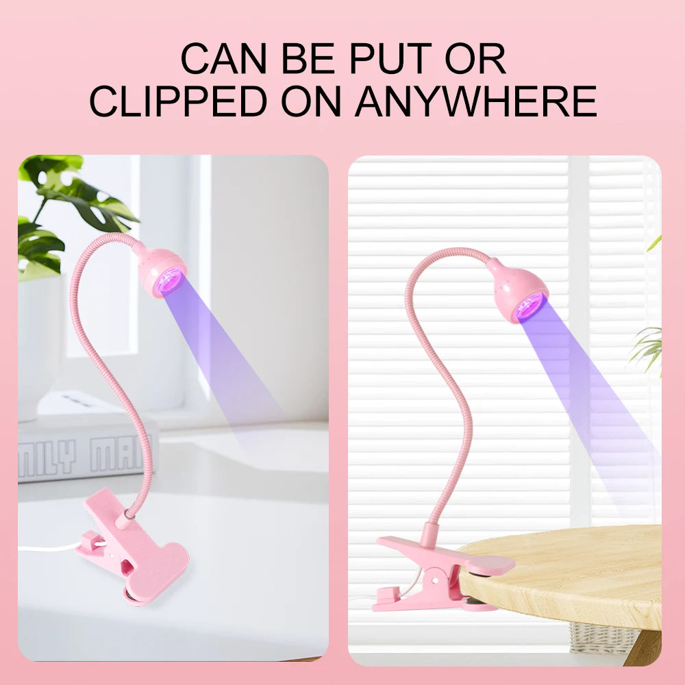 Portable LED UV Nail Lamp — Fast-Cure Gel Polish Dryer