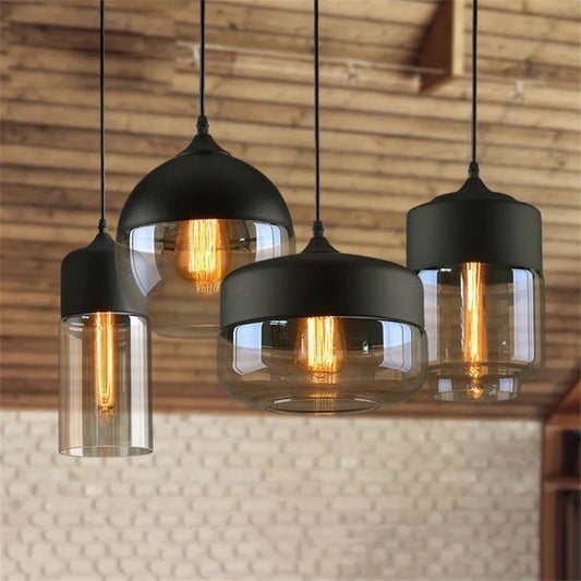 Nordic Pendant Lights Modern Glass Hanging Lamp for Restaurant Living Bedroom Indoor Decoration Lighting Luminaire Suspension
