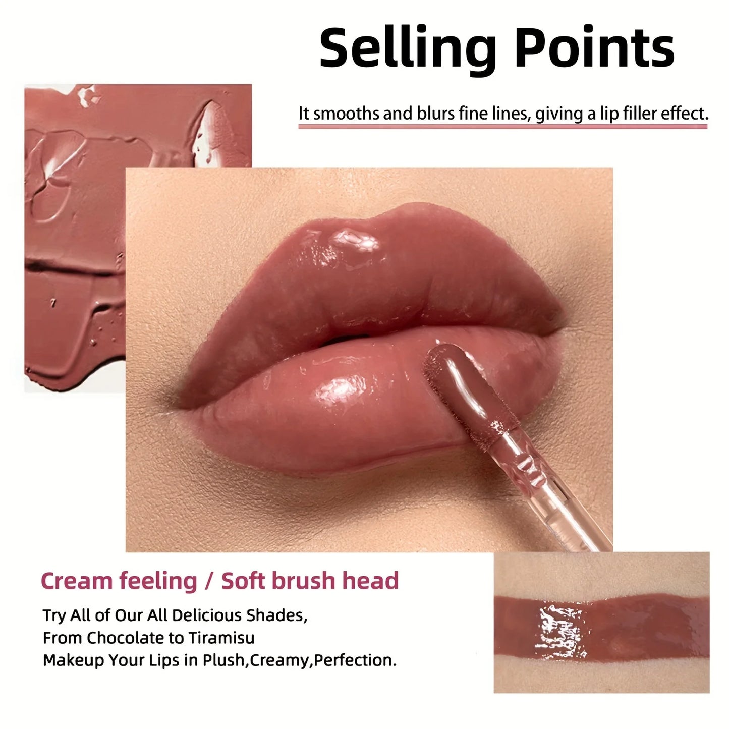 Hydrating Crystal Lip Oil — Plumping Gloss with Tinted Shades
