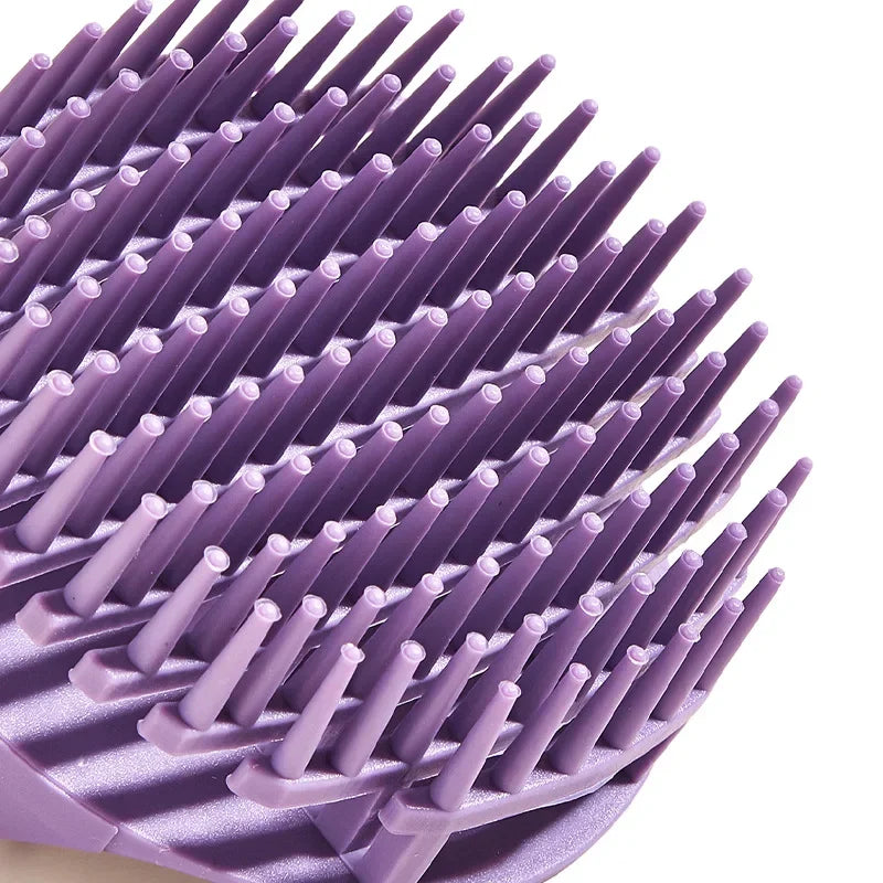 Silicone Scalp Massager Brush — Deep Clean and Relax