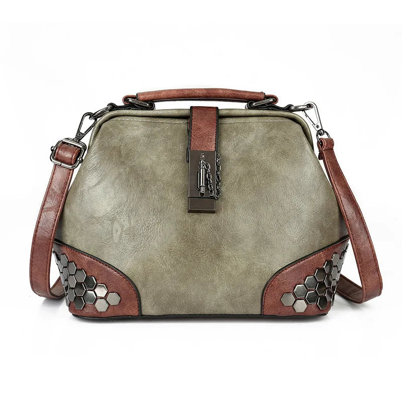 Vintage Leather Shoulder Bag — Timeless Everyday Handbag