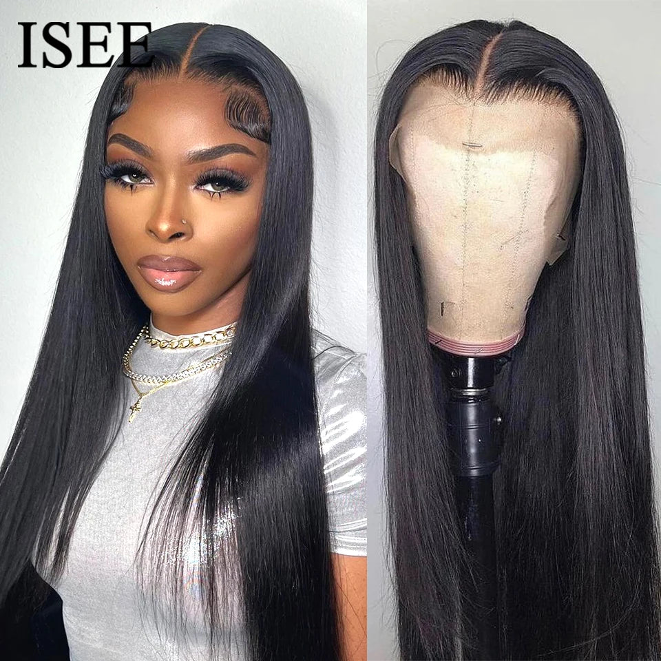 ISEE Hair Lace Front Wig — Pre-Bleached, Pre-Plucked Human Hair