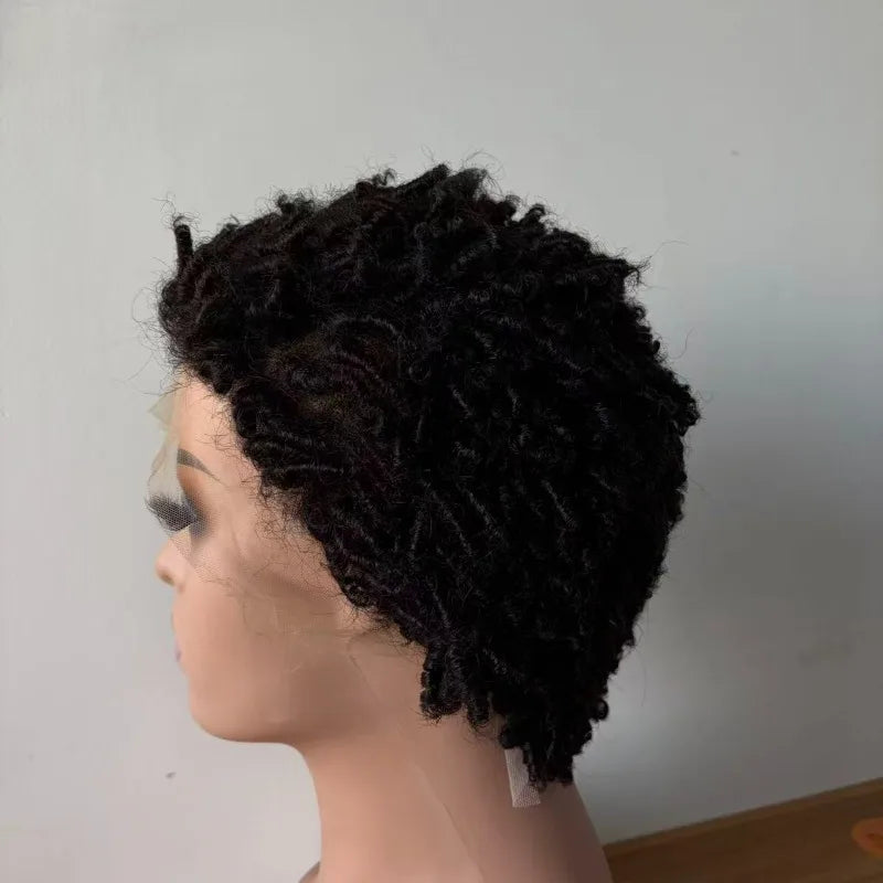 Natural Scroll Lace Front Wig — Heat-Stylable Human Hair