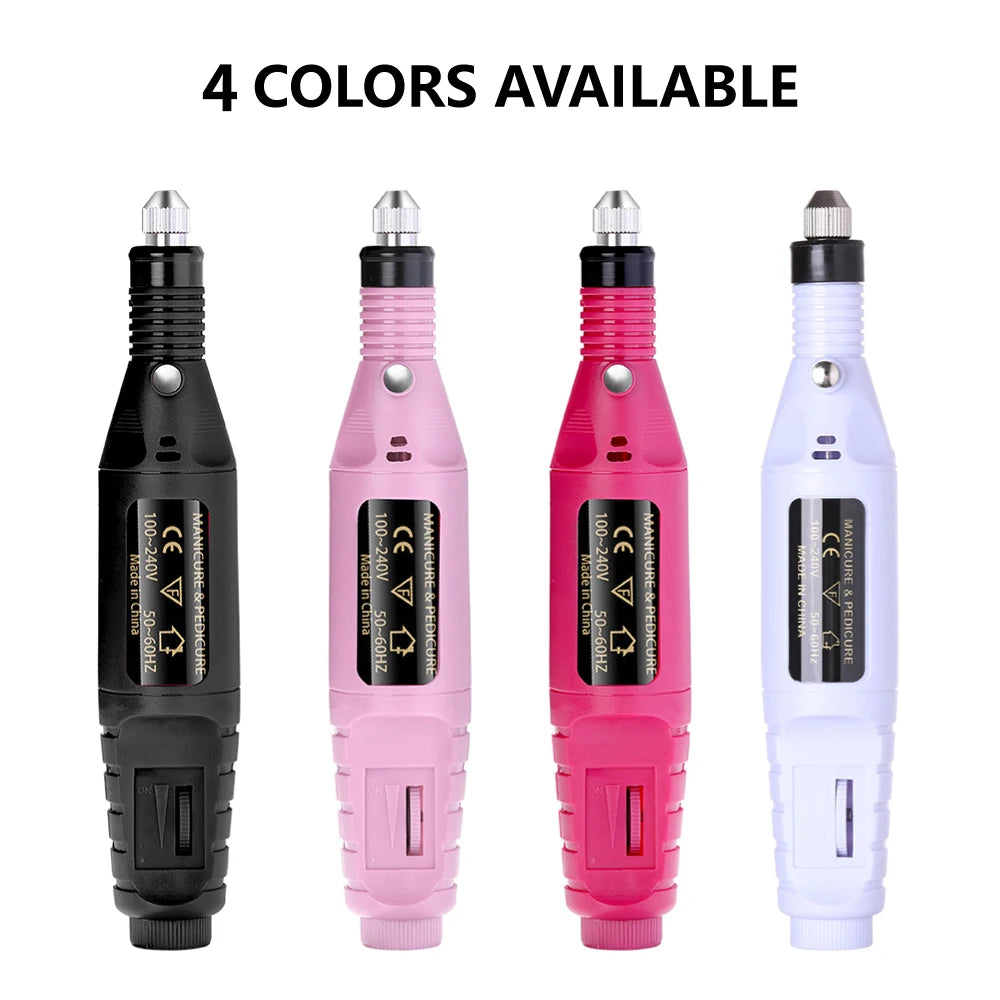 Electric Nail Drill Set — Professional Manicure & Pedicure Tool