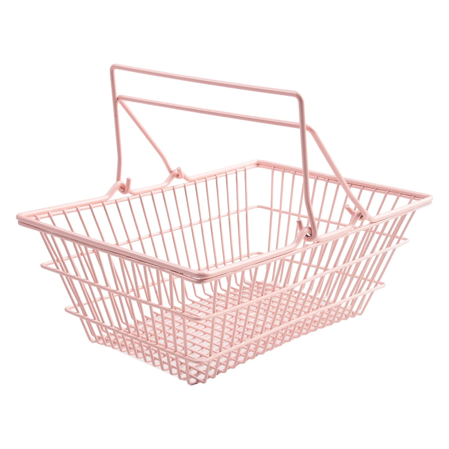 Storage Organizer Pink Girl Mini Storage Basket Desktop Finishing Cosmetics Jewelry Storage Organizador Laundry Basket Breadbask