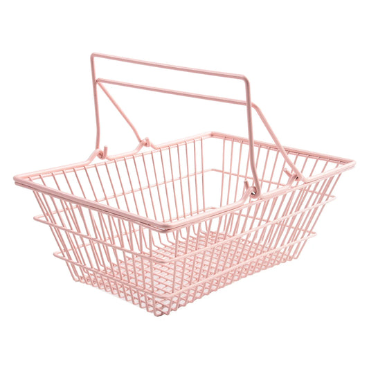 Storage Organizer Pink Girl Mini Storage Basket Desktop Finishing Cosmetics Jewelry Storage Organizador Laundry Basket Breadbask