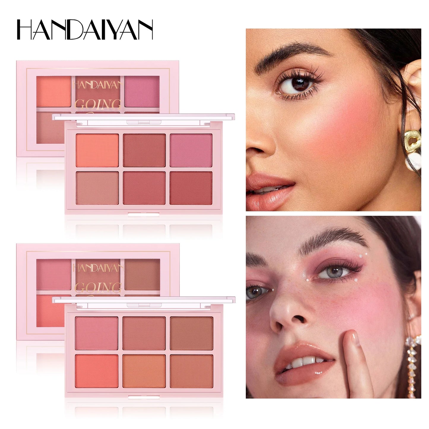 Matte Blush Palette — Highly Pigmented, Long-Lasting Color