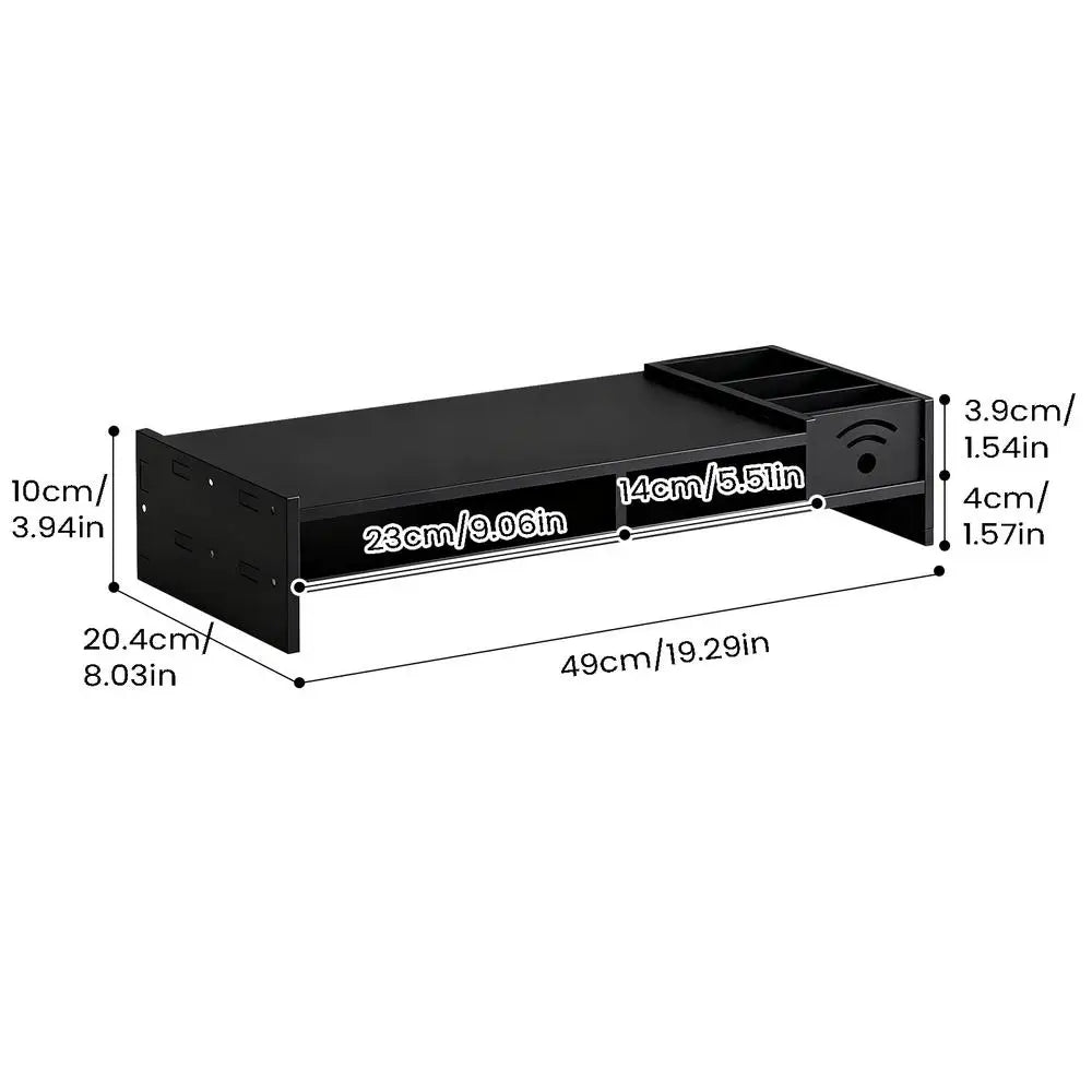 2-Tier Monitor Riser & Desk Organizer
