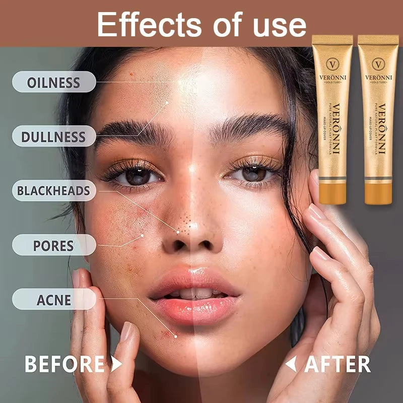 14-Color Matte Concealer Stick — Long-Lasting Full Coverage